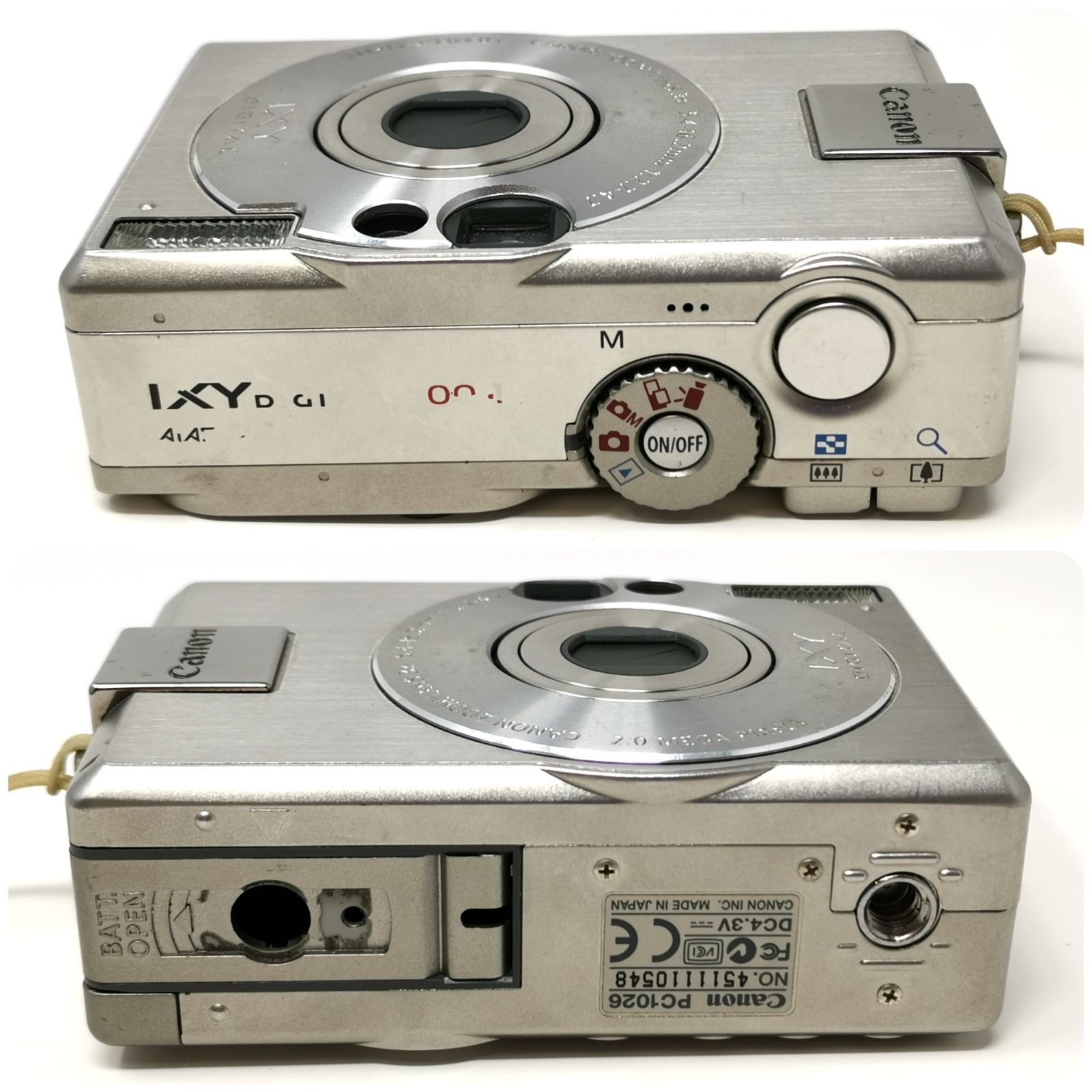 キャノン IXY デジタル シルバー CFカードあり 起動確認済み