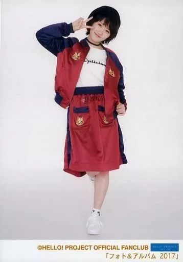 中古】生写真(ハロプロ) モーニング娘。'17/工藤遥/全身・衣装赤・黒