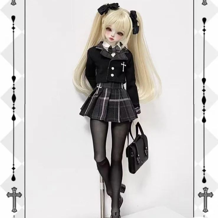 K25 BJD　1/4 ドール 衣装 セーラー服　6点セット　ハンドメイド Amazon.co.jp: 1/3 1/4 1/6ドール用Bjd 球体関節人形 セーラー服