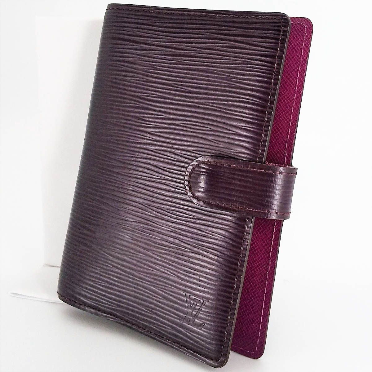 美品 LOUIS VUITTON ルイ・ヴィトン アジェンダPM エピ 手帳カバー 