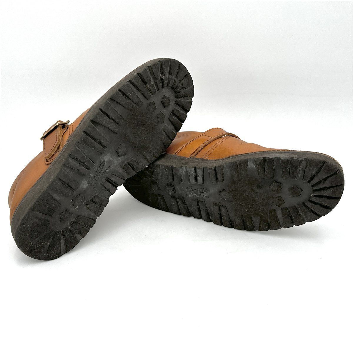 ★美品★ダナー 本革 ベルト ブラウン 472T □希少□ DANNER NEVADA 本革 ベルト プレーントゥ ブラウン