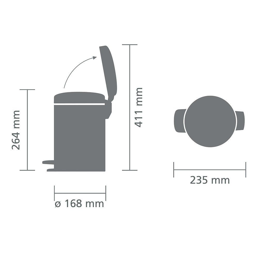 数量限定】ブラバンシア ダストボックス FPPマット 3L ペダルビン