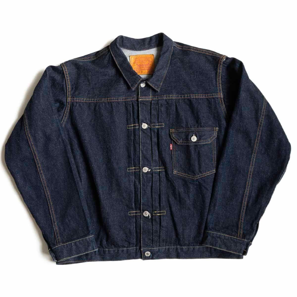 【バレンシア製/濃紺】 LEVI'S 【 506XX ビッグE デニムジャケット 】48 ファースト インディゴ ボタン裏555 アメリカ製 2407015