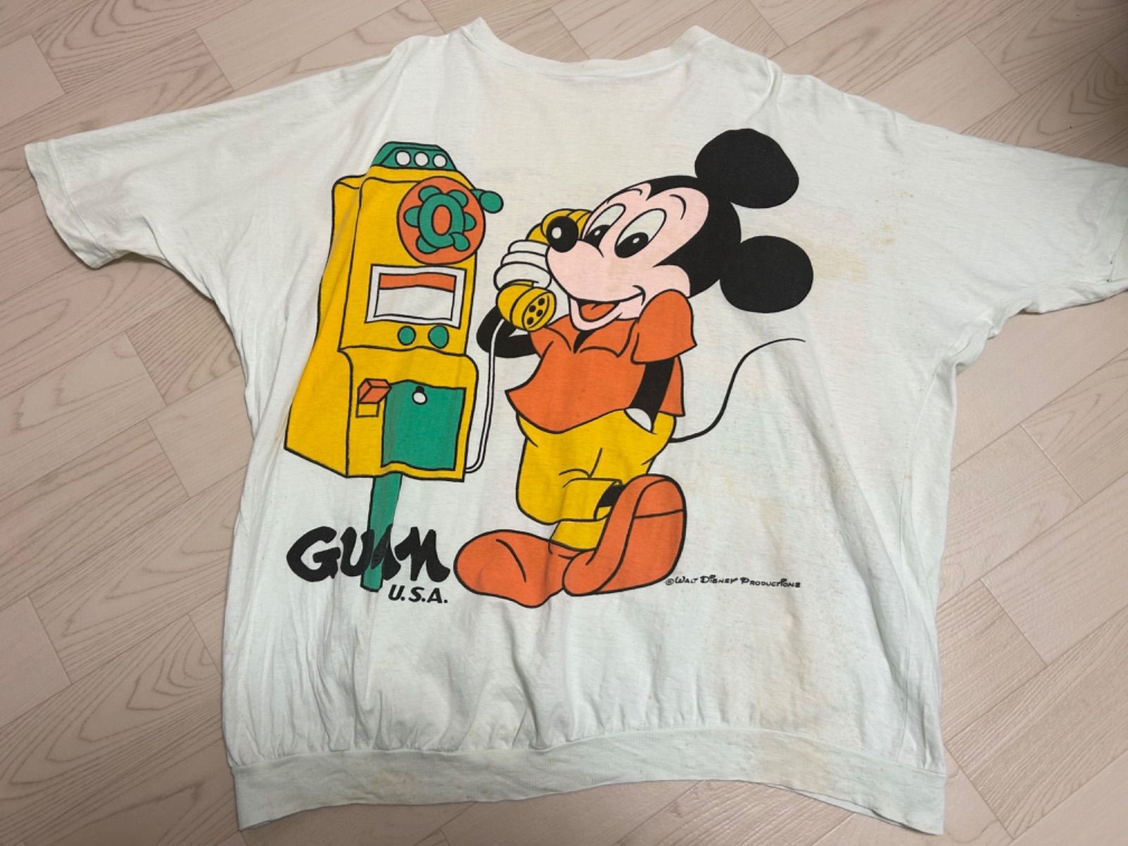 超希少 】Disney ディズニー ミッキーマウス グアム Tシャツ USA製 ヴィンテージディズニー - メルカリ