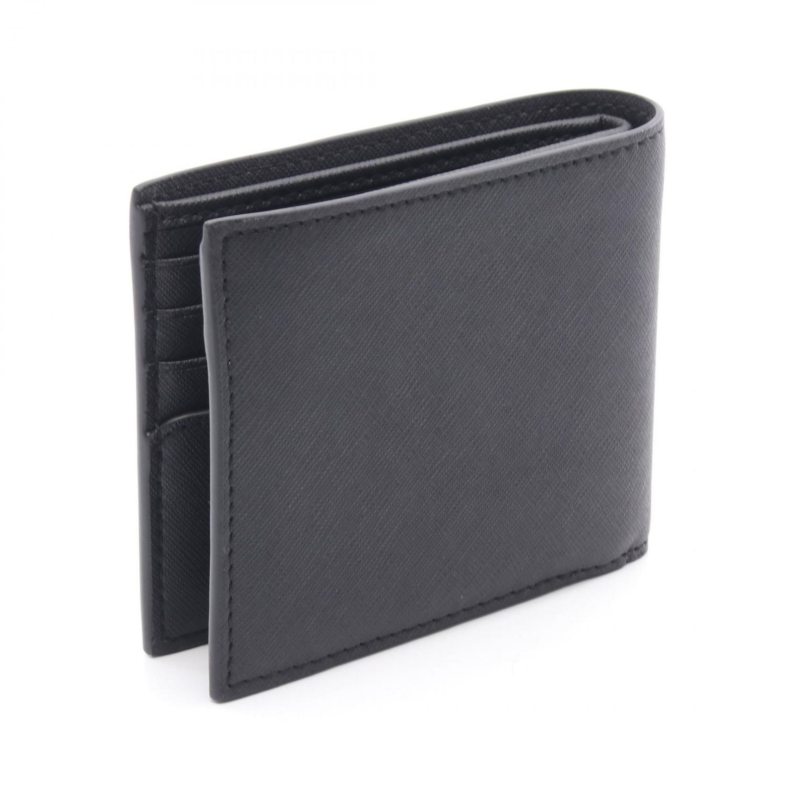 ボス BOSS 二つ折り財布 ブラック レザー メンズ