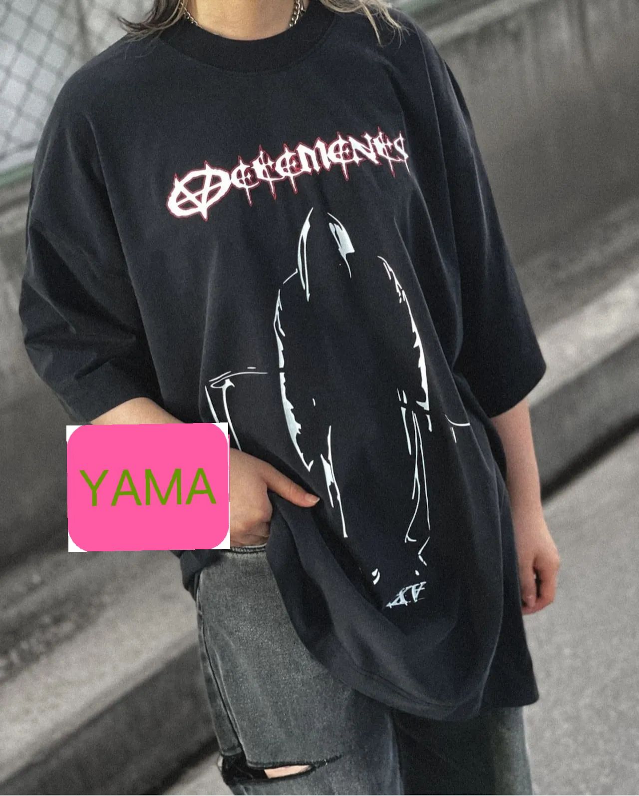 魅了される一着 VETEMENTSヴェトモン REAPER オーバーサイズ 半袖クルーネックTシャツ ユニセックス