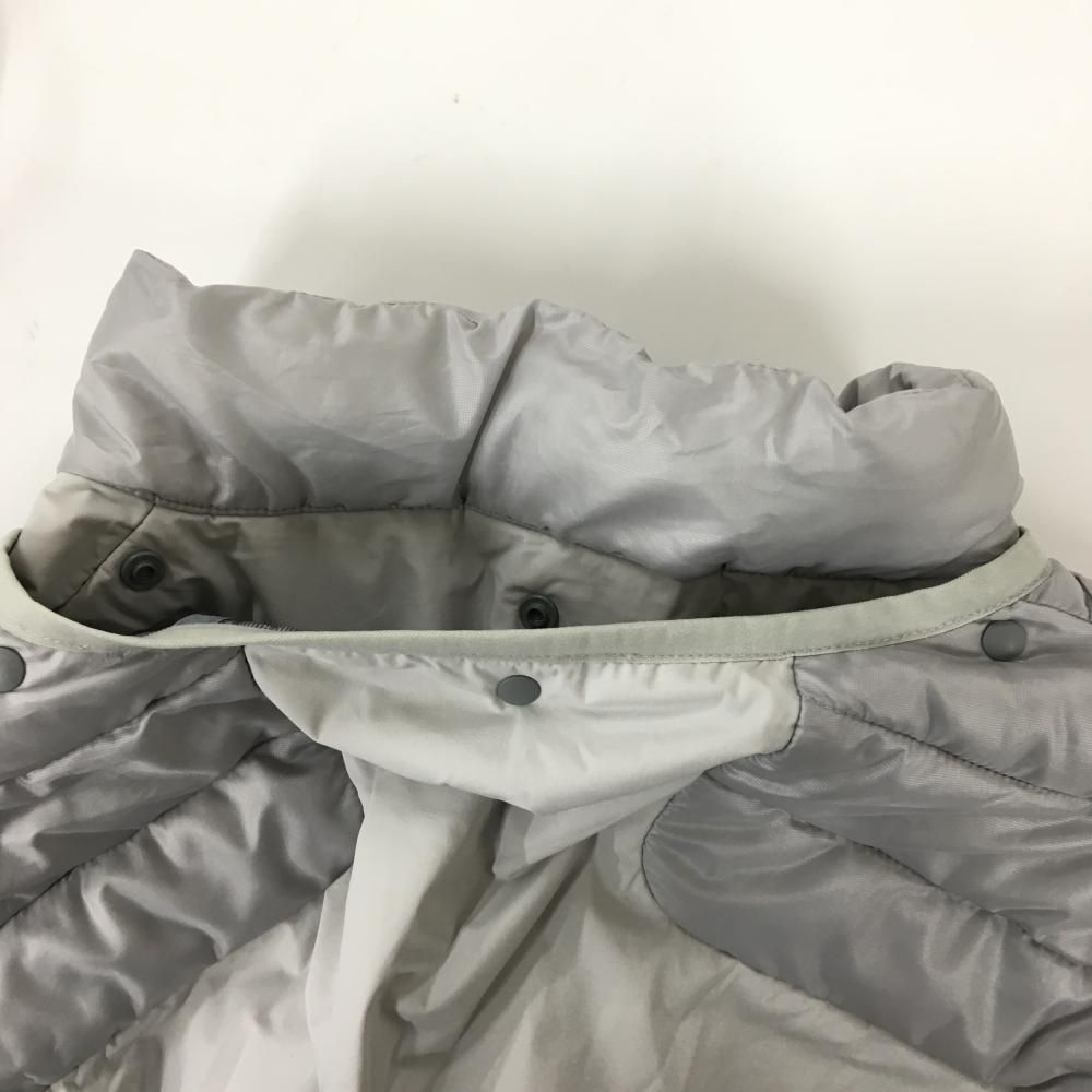 超美品】テーラーメイド 2WAY中綿ジャケット ライトグレー 切替 袖着脱  