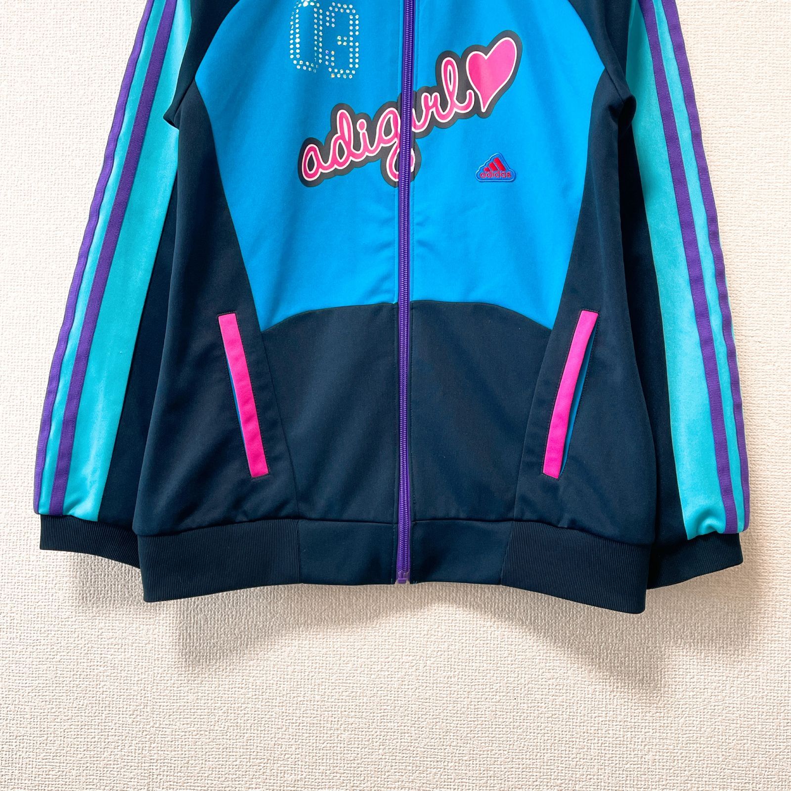 y2k Archive 00s adidas アディダス トラックジャケット ジャージ 水色