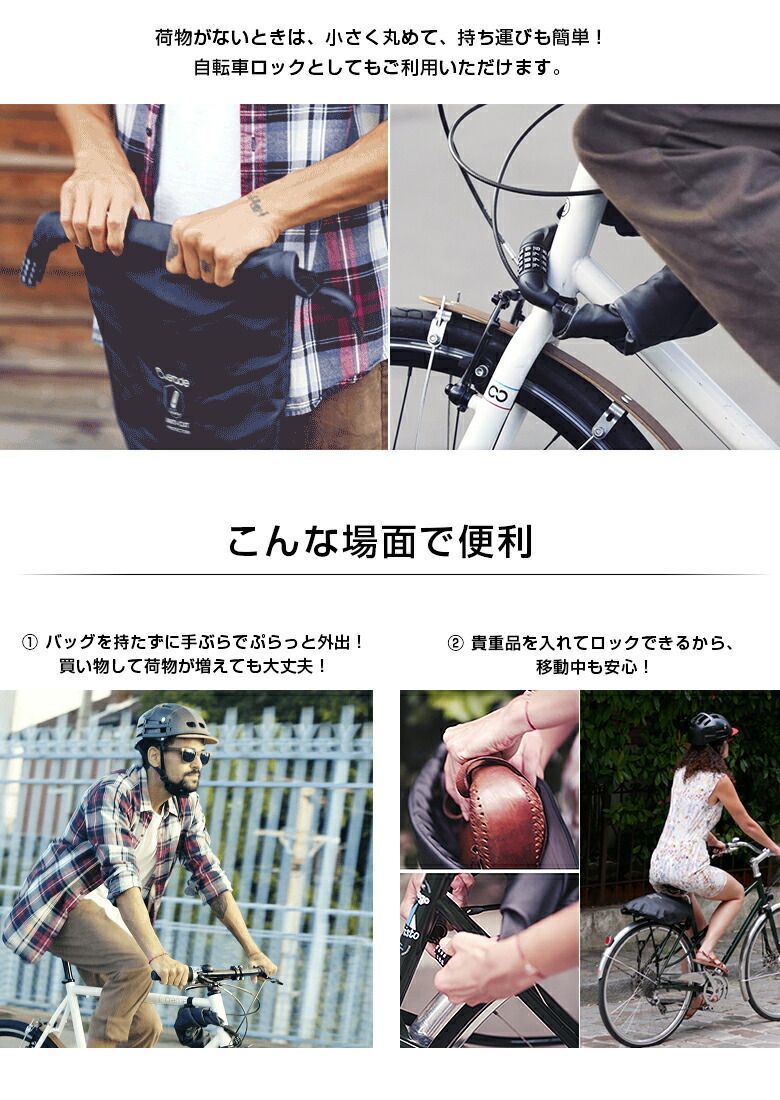 ヘルメットも入るサドルバッグ！Overade LOXI Sサイズ 自転車 荷物