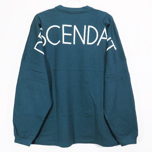 DESCENDANT ディセンダント 22SS CETUS LS 221ATDS-CSM28 シータス ロングスリーブ Tシャツ グリーン ロンT  長袖 背ロゴ カットソー - メルカリ