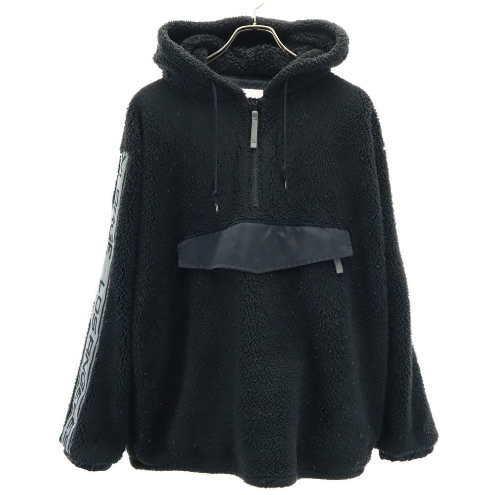 エクストララージ ハーフジップ ボア フリースジャケット M ブラック