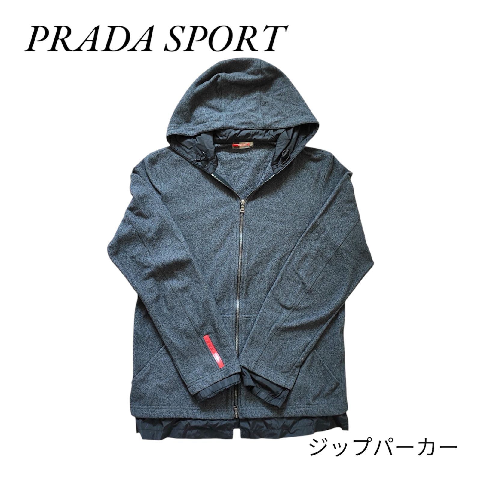 PRADA SPORT プラダスポーツ ジップパーカー Mサイズ - メルカリ