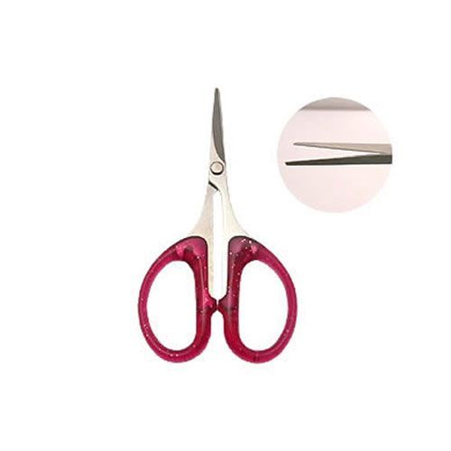 内海 ネイルシザー S034 ストレートタイプ シザー クリアピンクラメ