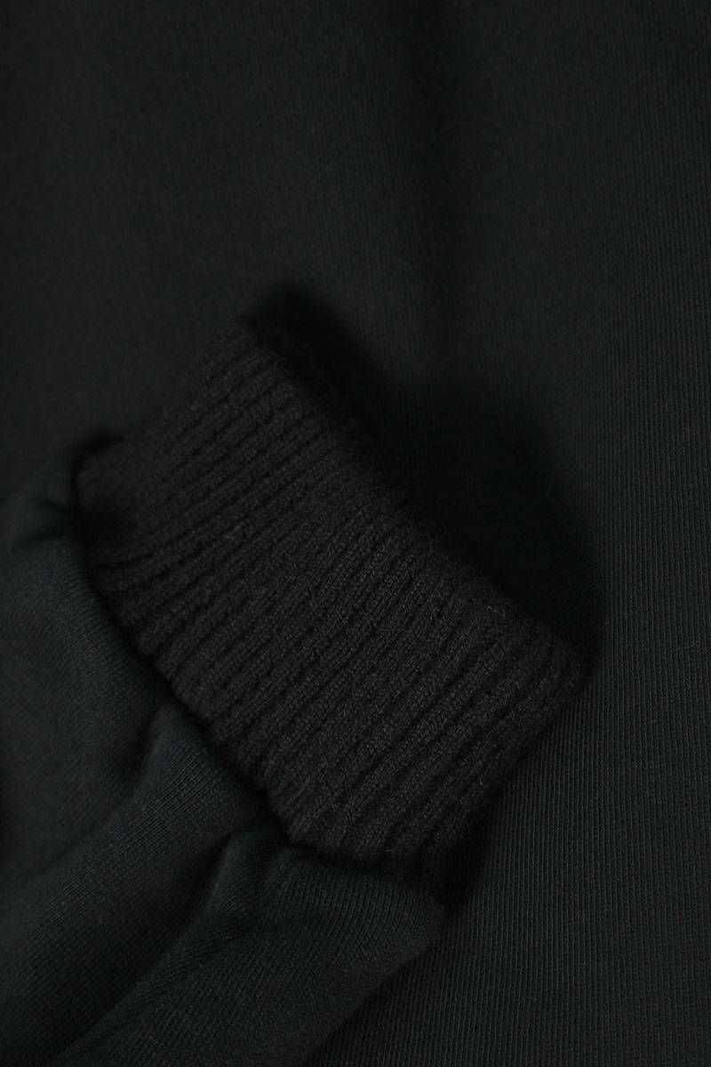 フィアオブゴッド ×エルメネジルドゼニア Ermenegildo Zegna OVERSIZED LOGO SWEAT ロゴパッチクルーネックニット切り替えスウェット メンズ XL