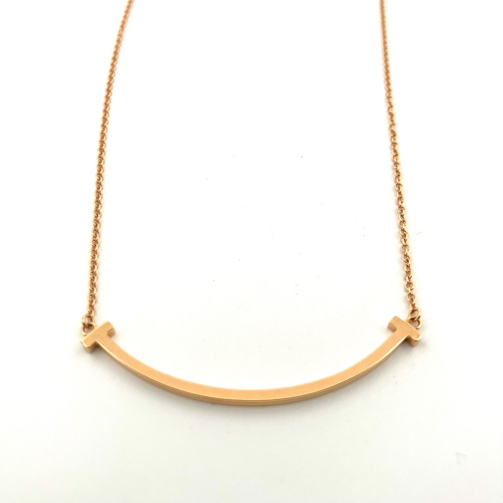 鑑定済み】正規品 TIFFANY＆CO ティファニー Tスマイル スモール