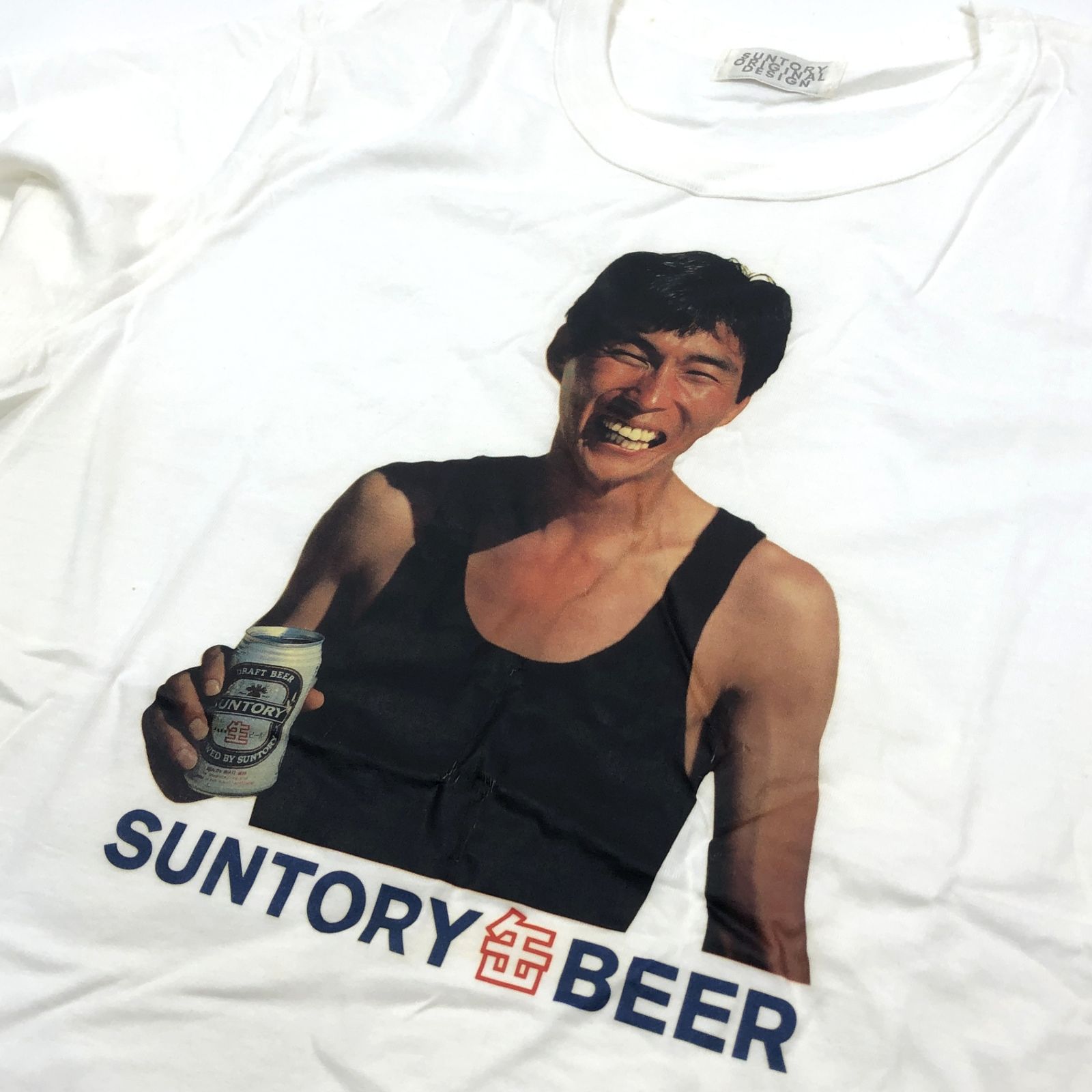 SUNTORY サントリー 9022 Tシャツ 90's 非売品 明石家さんまさん