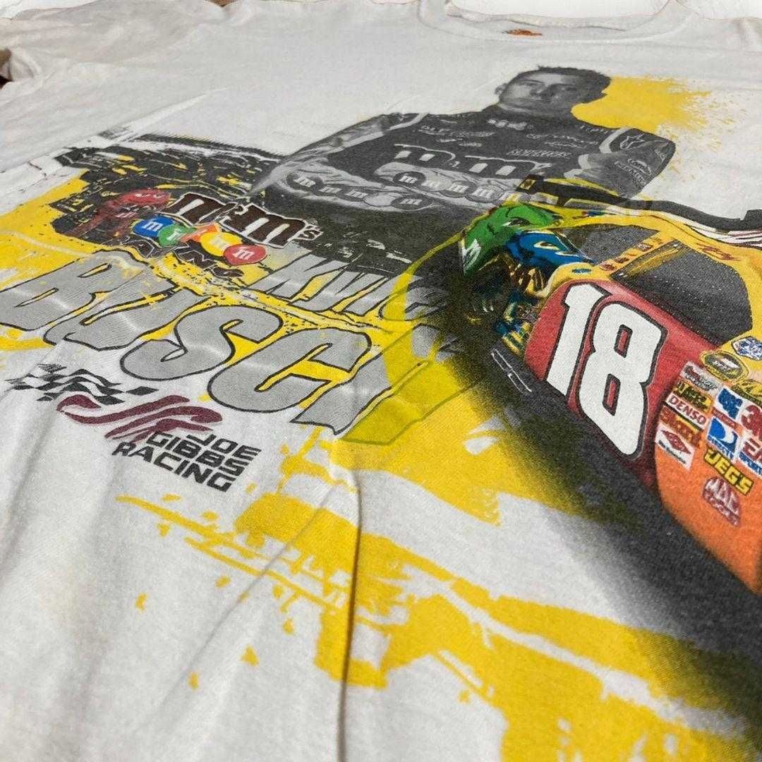 ユーズド 半袖 tシャツ 古着 GZG NASCAR 白 ナスカー オート レース