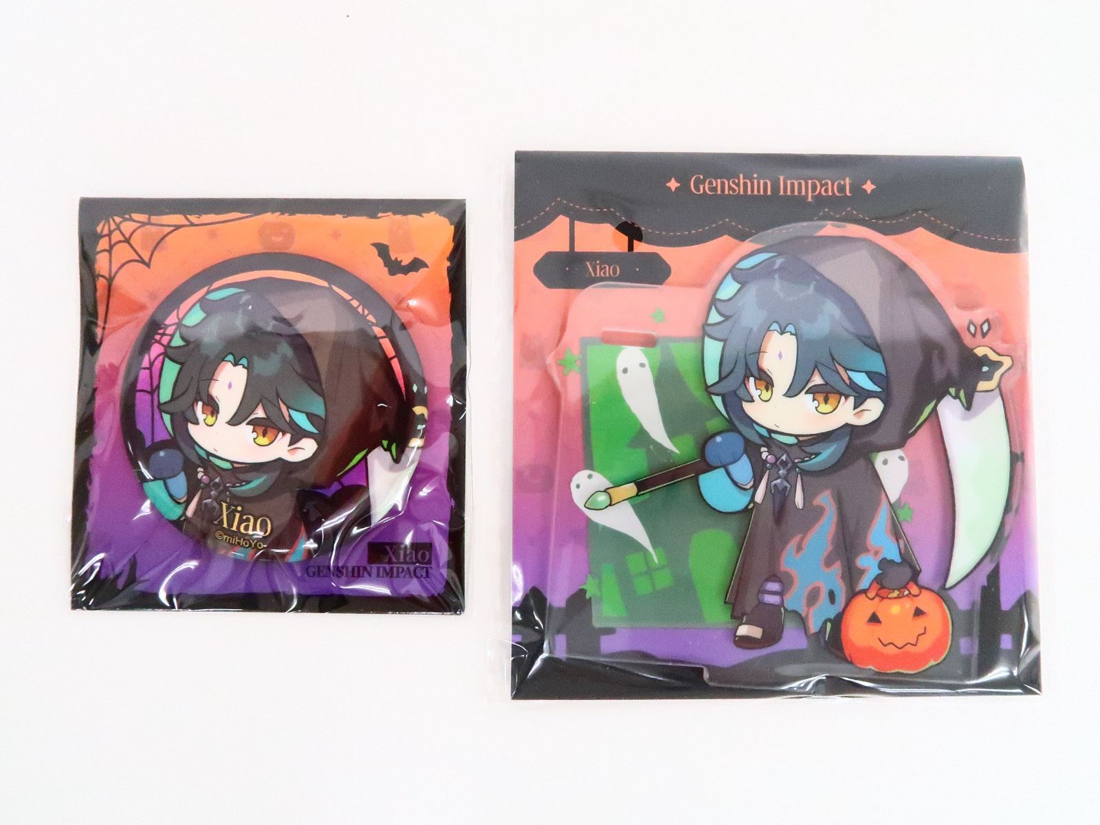 2個セット 原神 奇異仮装 ハロウィン シリーズ 缶バッジ/アクリル