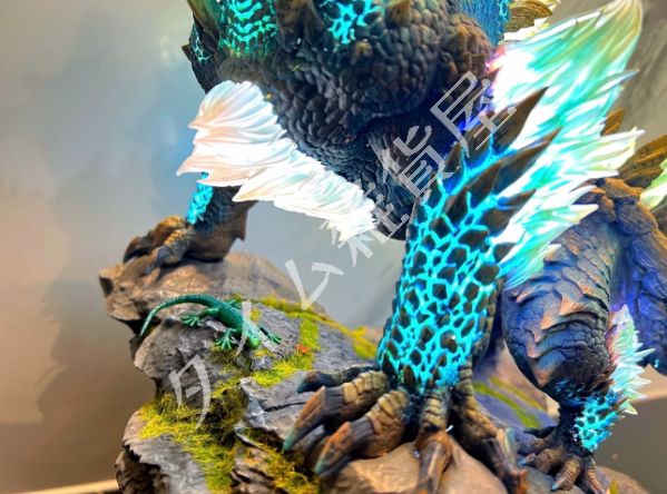モンスターハンター　ジンオウガ　フィギュア　LED付 モンスターハンター ジンオウガ フィギュア LED付き - メルカリ