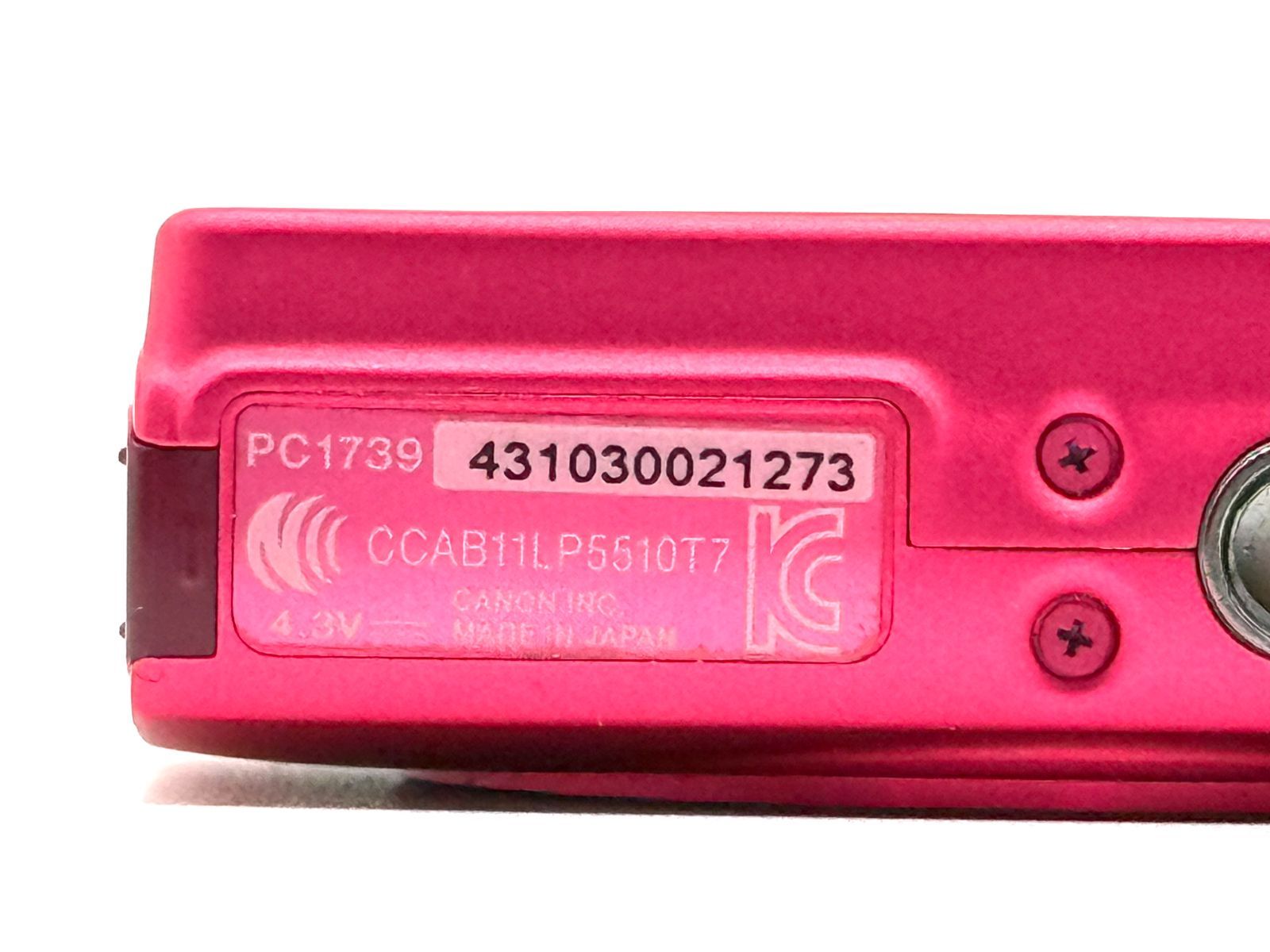 Canon IXY 420F レッド 撮影可能 2024 ジャンク コンパクトデジタル