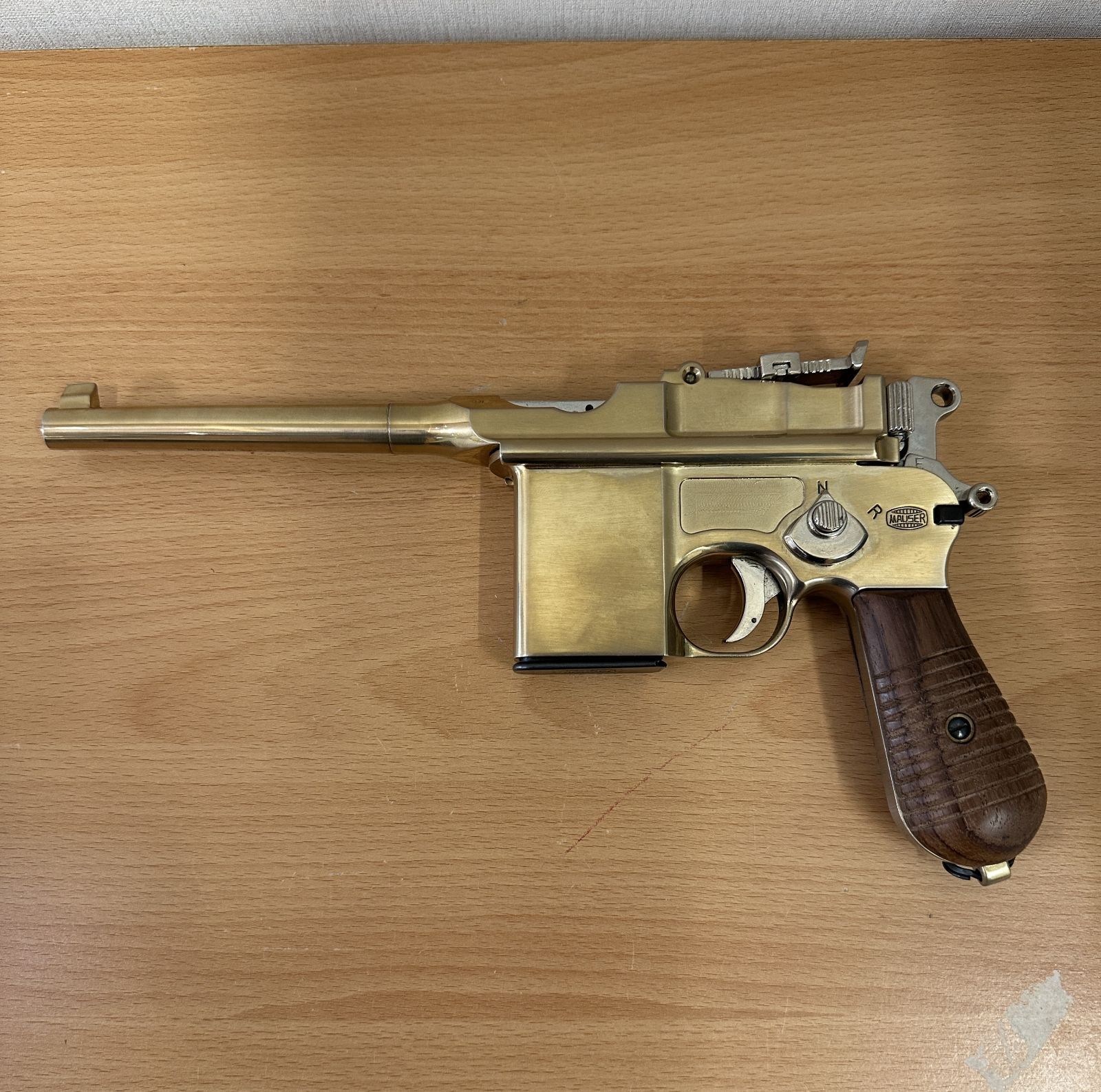 モーゼル M712、ブローニングHP 対応 木製ストック リアルウッド