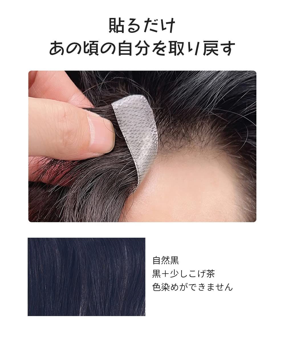 新着商品】人毛100% かつら 円形脱毛 m字 傷 やけど 隠し 自然 増毛
