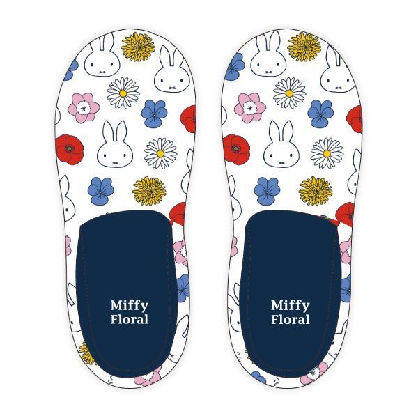 ミッフィー フローラル スリッパ Miffy floral ルームシューズ 室内履き