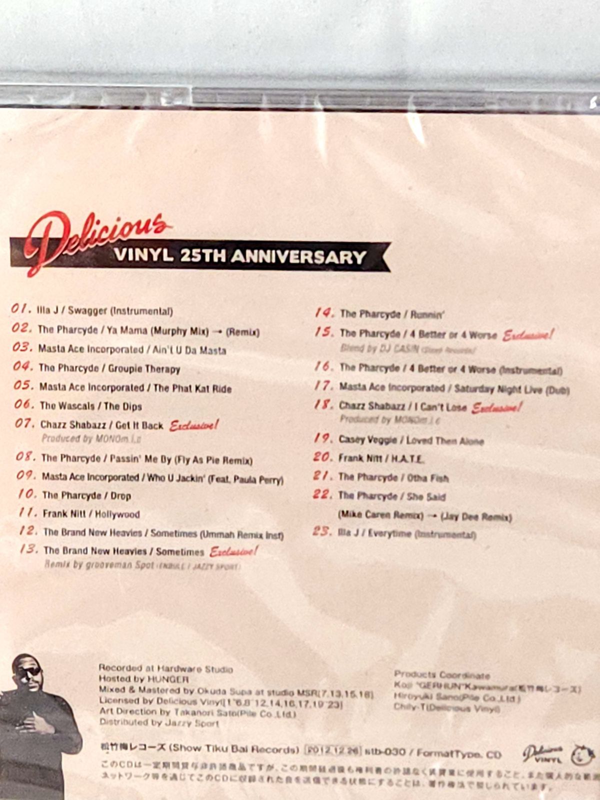 未開封品】Delicious Vinyl 25th Anniversary Mix CD Japan