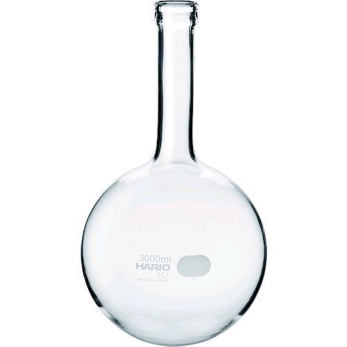 7営業日以内発送 ＨＡＲＩＯ MF-3L-SCI 丸底フラスコ ３０００ｍｌ MF3LSCI 沖縄離島販売不可