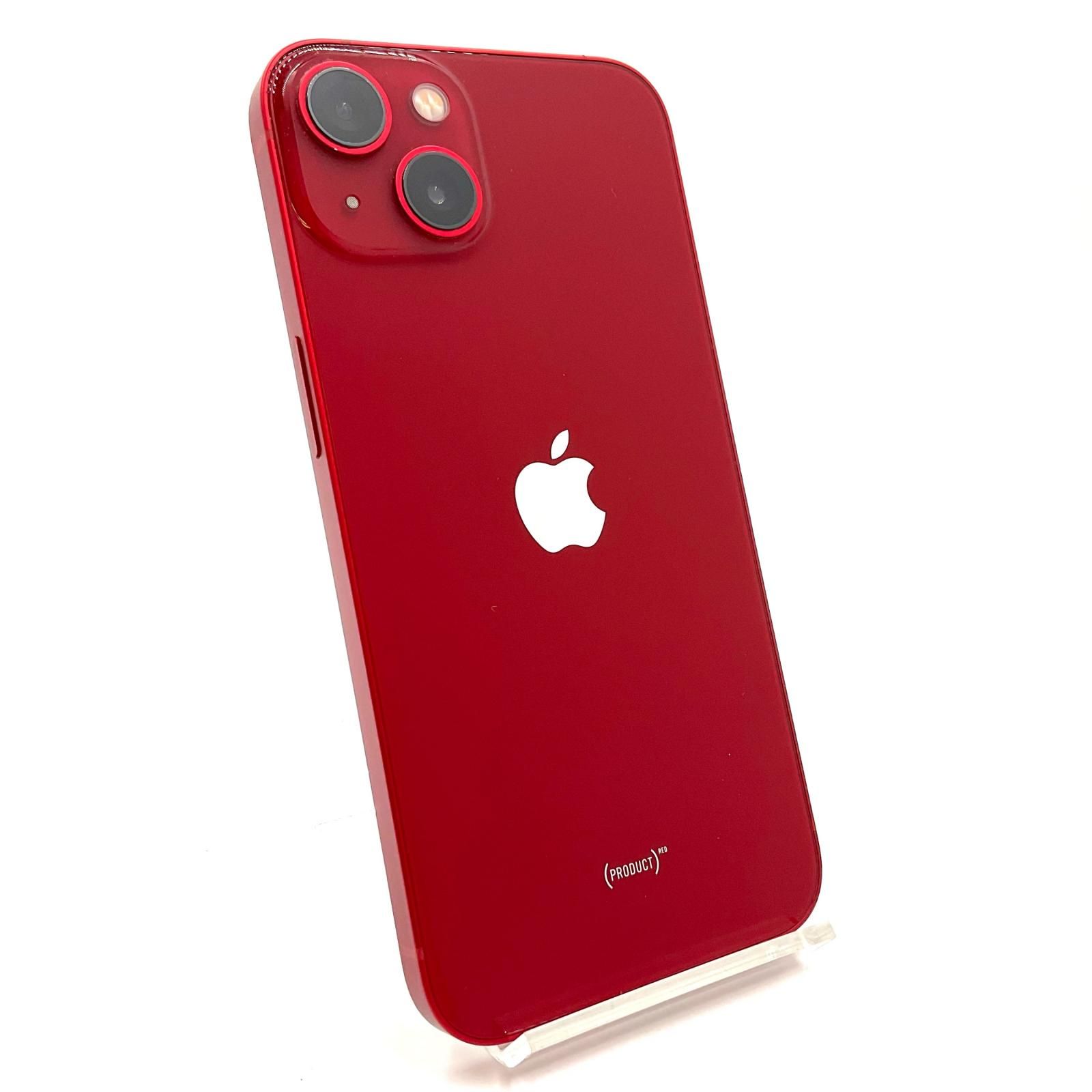 【全額返金保証】【最速発送】Apple iPhone 13 128GB (PRODUCT)RED au 77% 動作確認済