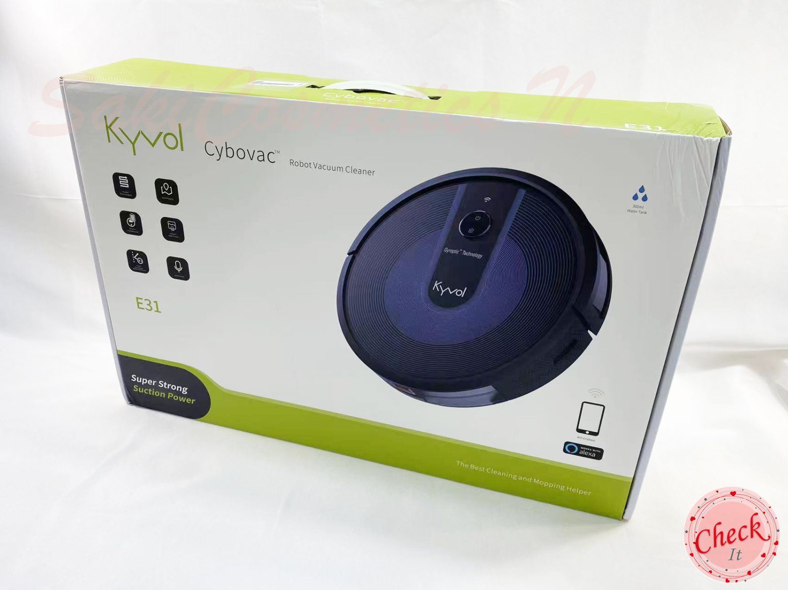 ☆訳あり特価☆《新品ロボット掃除機》Kyvol（キーボル）E31 Alexa対応