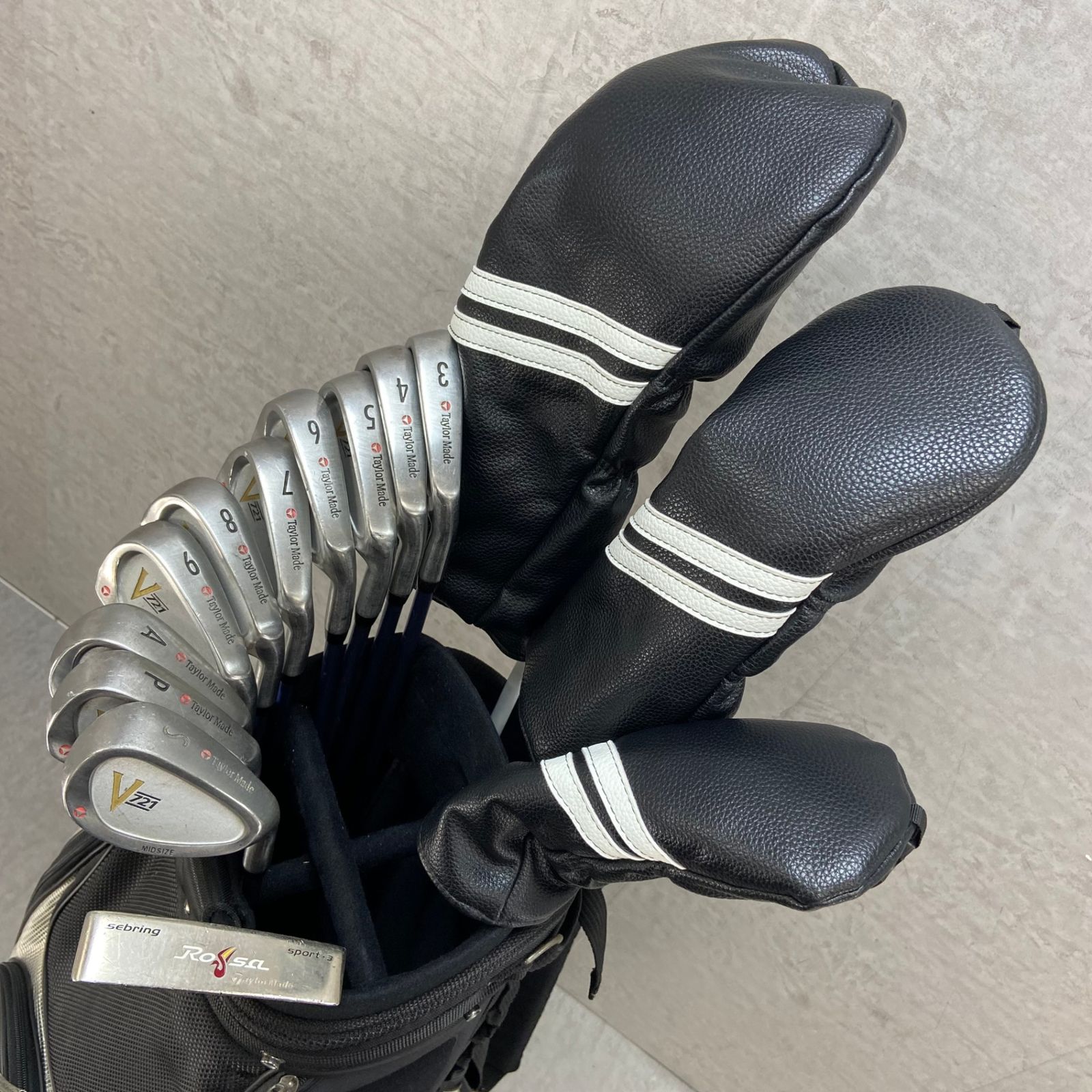 貴重レフティ】Titleist TOP FLITE ゴルフクラブセット 10本 SR メンズ