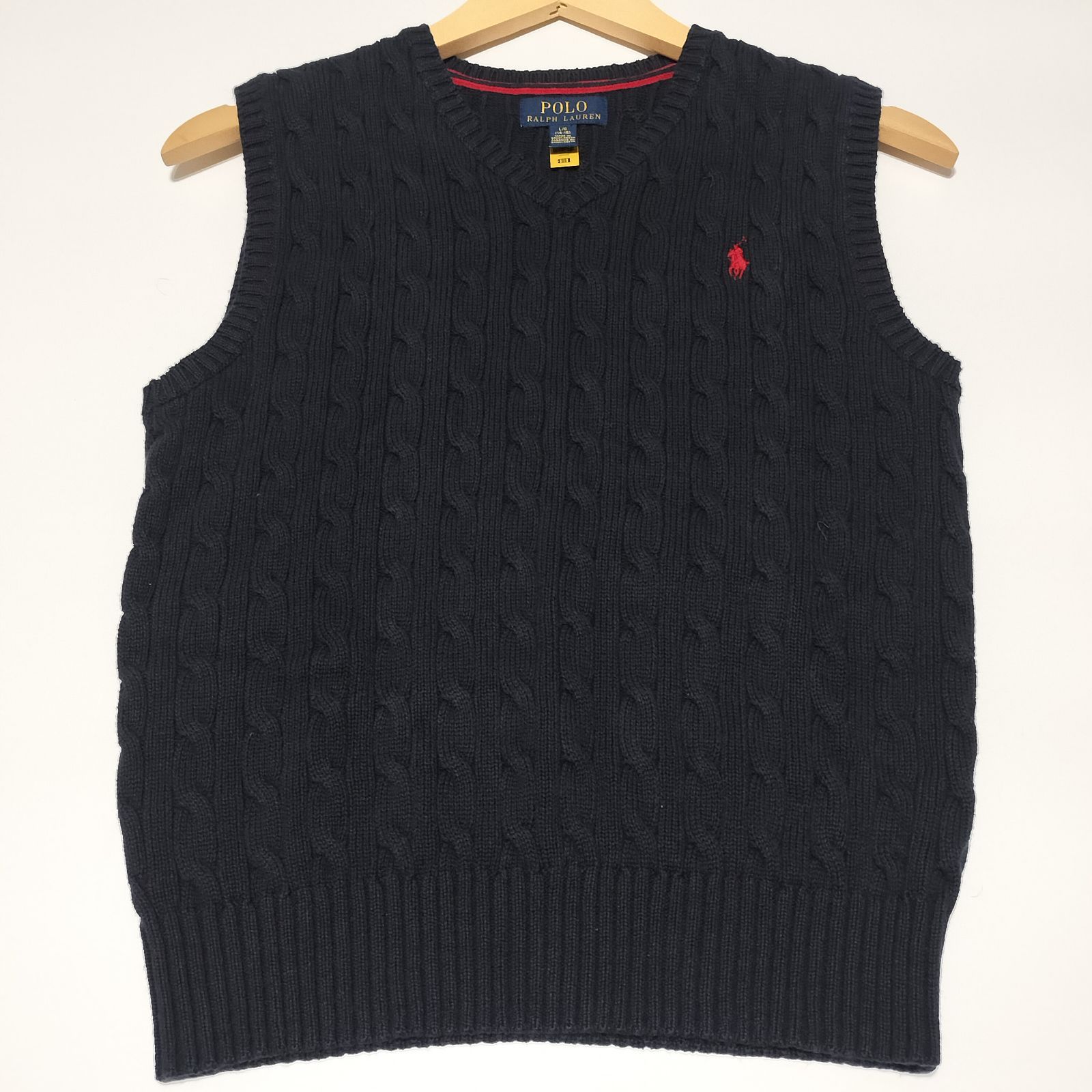 ポロラルフローレン ベスト ケーブルニット ネイビー 刺繍ロゴ 楽天市場】ポロ ラルフローレン ケーブル編み ベスト POLO RALPH