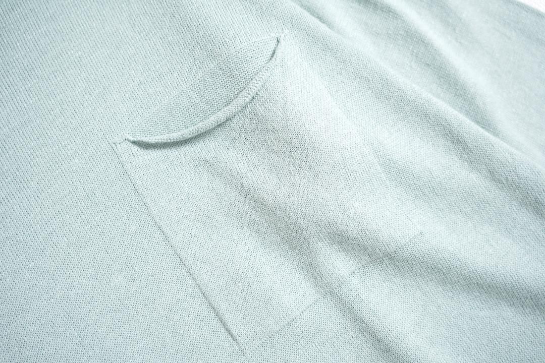  181 t マーガレットハウエル リネンコットン プルオーバー 五分袖 七分袖 ニット セーター