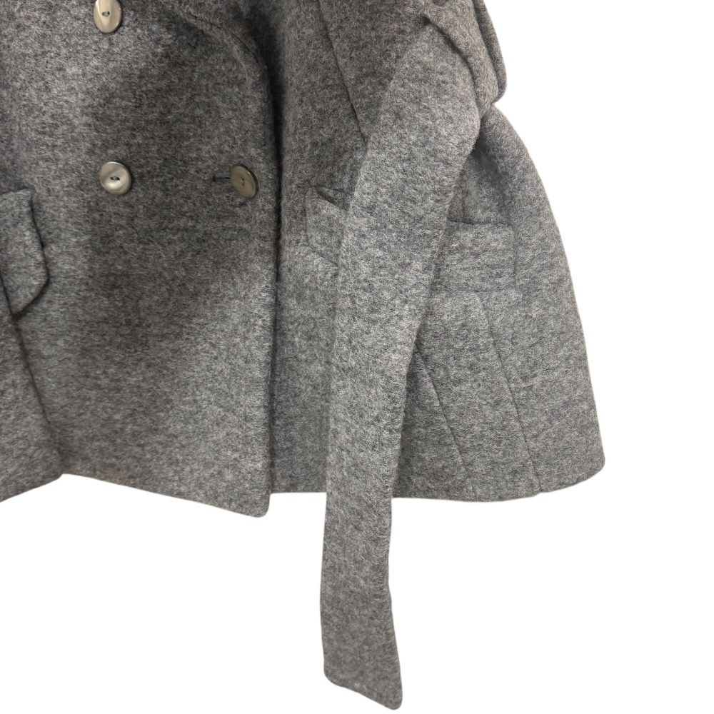 CARVEN カルヴェン ダブル ブレスト ウール コート 美品 CARVEN カルヴェン ダブルブレスト オーバーサイズ ハーフ