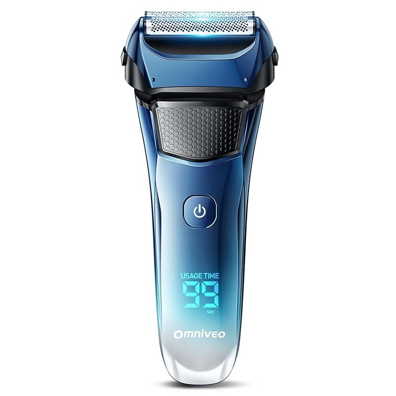 ひげそり 電動シェーバー 2025革新型 密着360°×スムーズ剃り シェーバー メンズ 髭剃り 電動 往復式 電気シェーバー 乾湿両用 3枚刃 電動髭剃り 低騒音 メンズシェーバー IPX7防水 ひげ剃り 電動 長持ちバッテリー 大型LED画面 残量表示