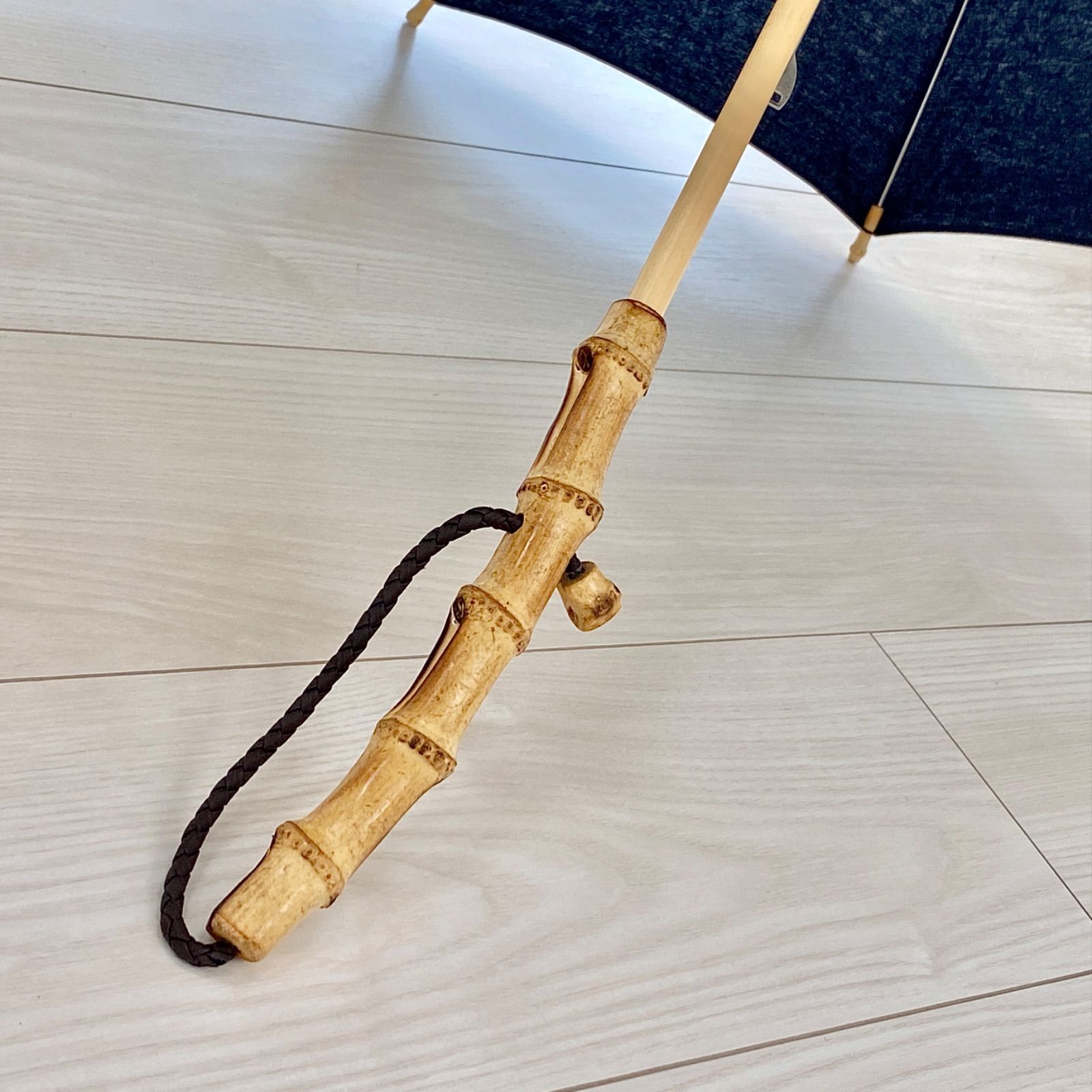 岡重 日傘　京友禅生地　更紗 UVカット 竹製　新品 19,800円 岡重日傘 日傘 UVカット 岡重 長傘 持ち手バンブー レディース