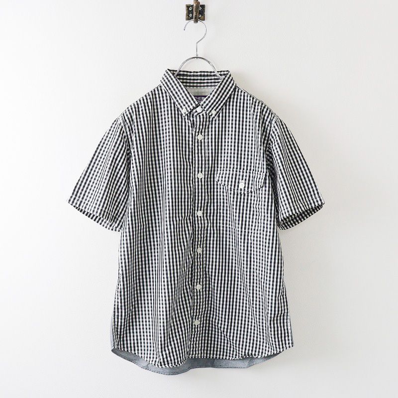 メンズ ザノースフェイス パープルレーベル THE NORTH FACE PURPLE LABEL ギンガムチェック シャツ M/ブラック【2400013849272】