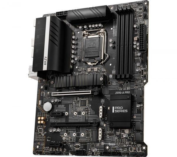 MSI Z590-A PRO LGA 1200 Intel Z590 SATA 6Gb/s ATX Intel Motherboard