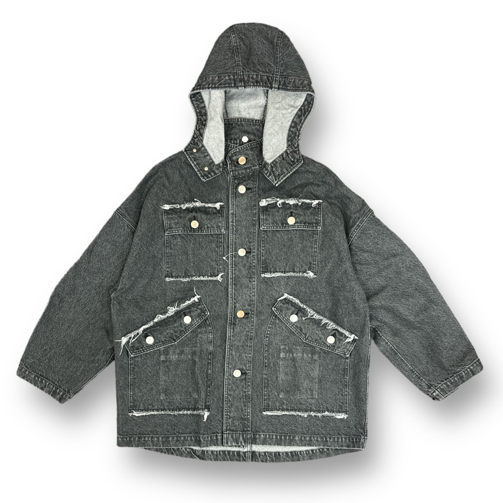 issuethingsデニム グレー 新品未使用 定価66000円 新品 ISSUETHINGS DENIM JACKET デニムコート