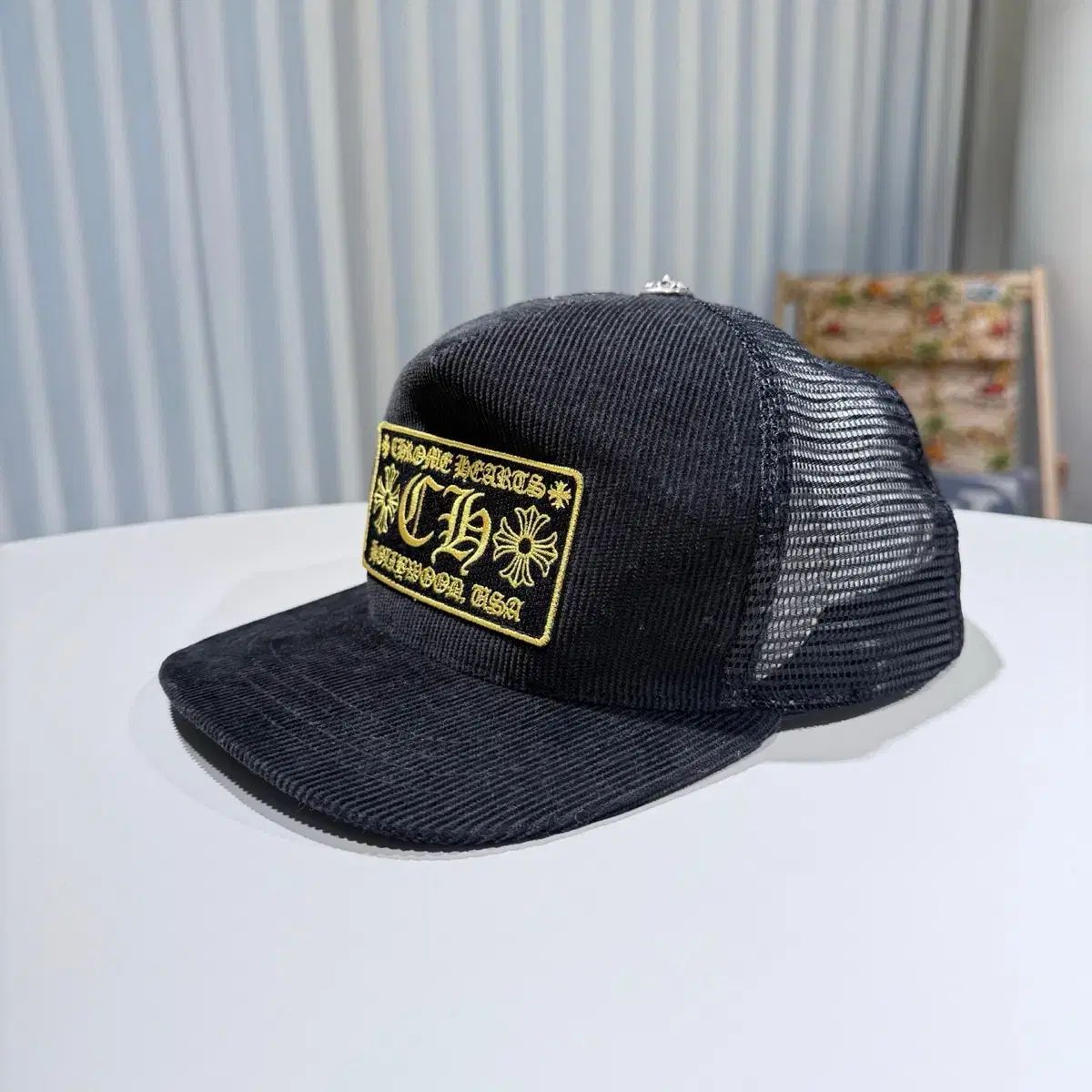 OS Chrome Hearts クロムハーツ コーデュロイ メッシュ 帽子