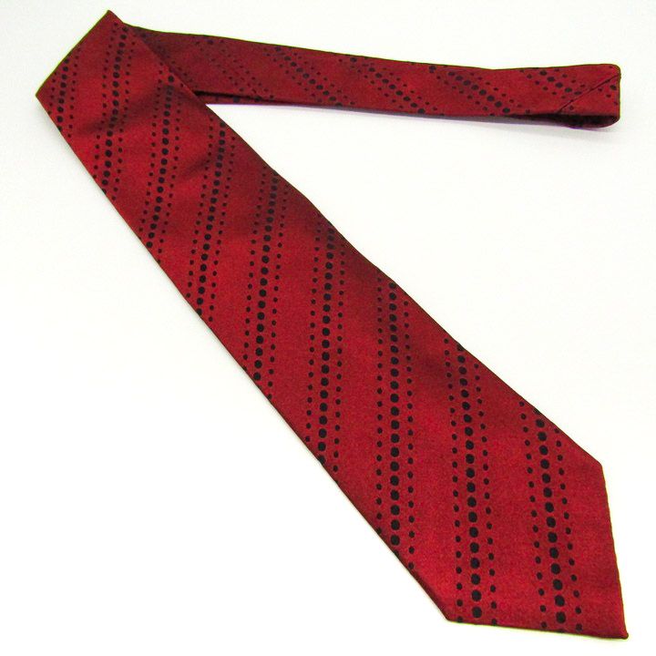 エルメネジルドゼニア ブランド ネクタイ シルク ドット柄 未使用タグ