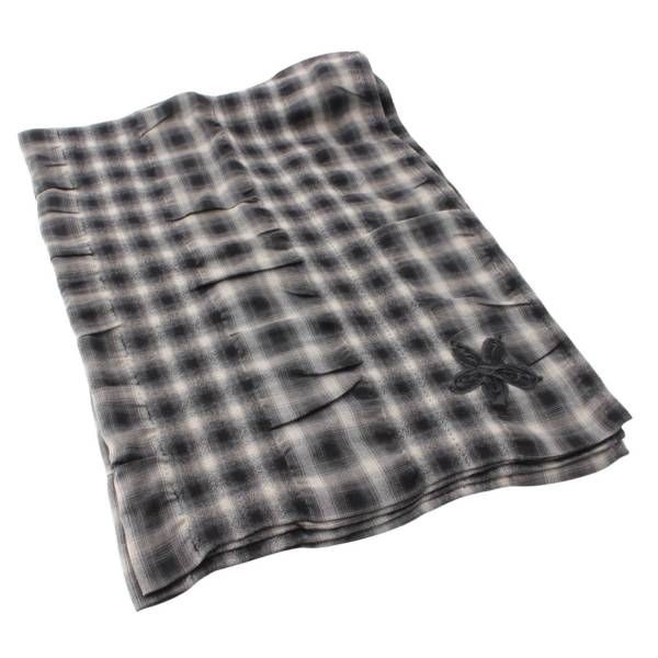 L106　HaaT ISSEY MIYAKE　シルク刺し子ジャケット　花柄刺繍 中古・古着通販】ISSEY MIYAKE HaaT (イッセイミヤケハート) 3B