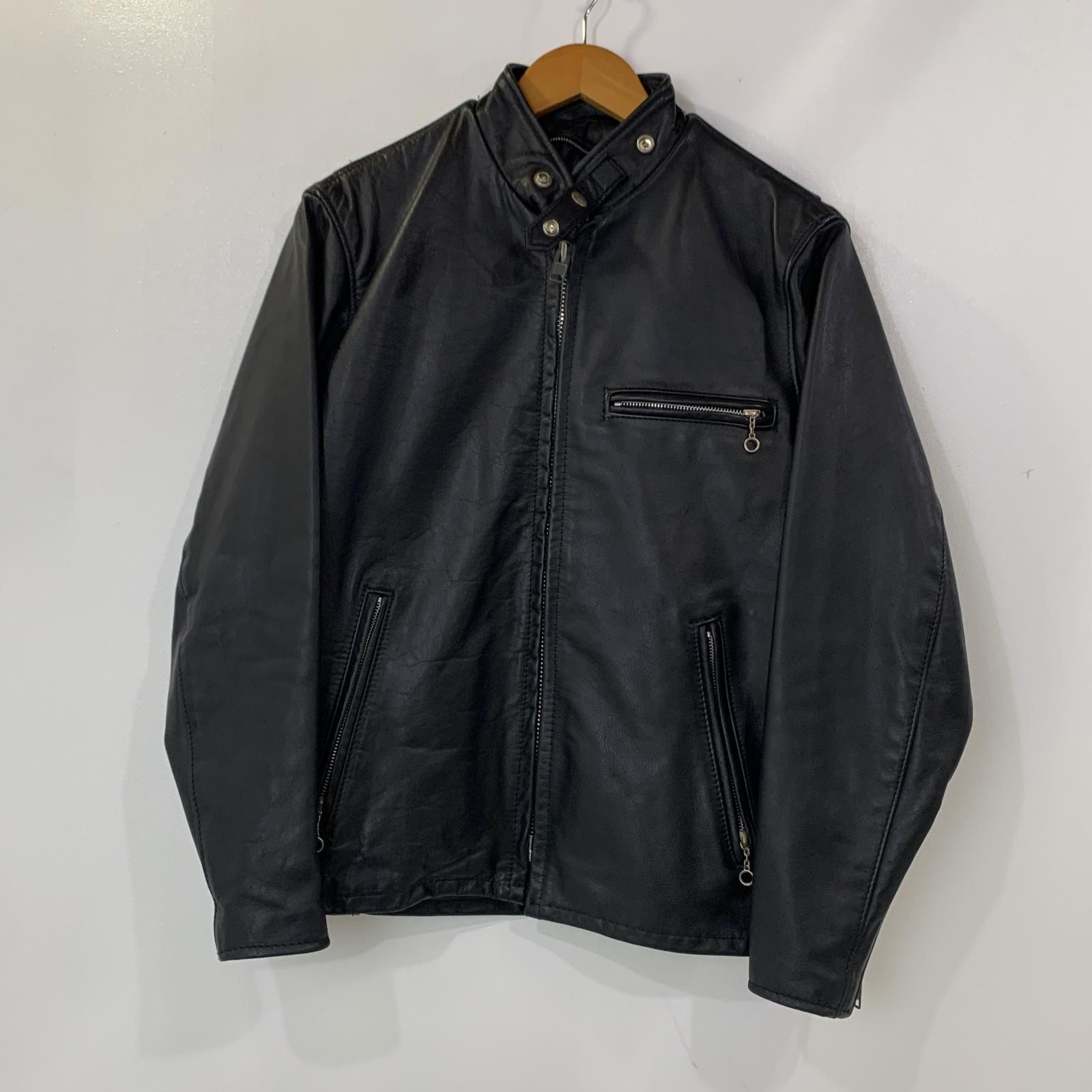 姫路東店】 中古 schott | ショット ライダースジャケット シングル 