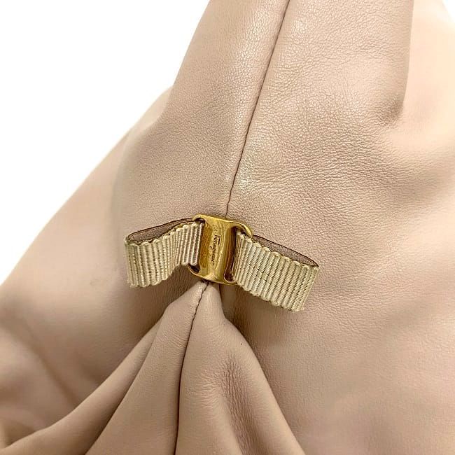 サルヴァトーレ フェラガモ トートバッグ ピンク ゴールド ヴァラ  