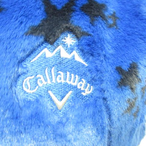 キャロウェイ CALLAWAY 美品 ボア ベスト L ブルー スター 星柄