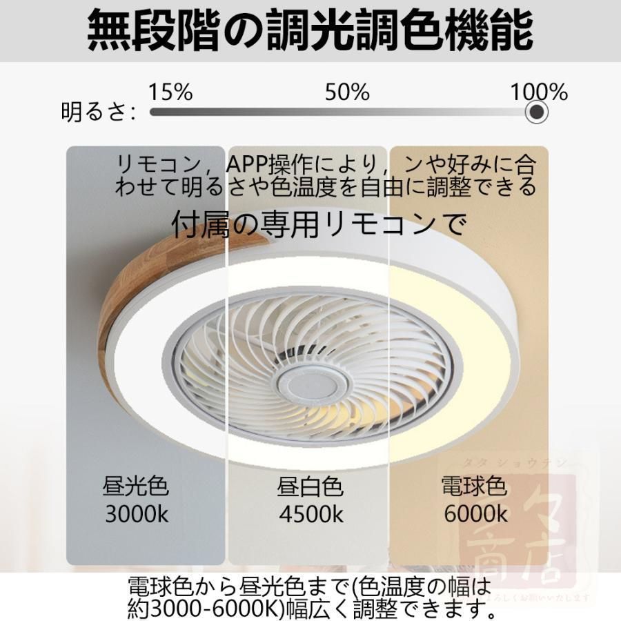 シーリングファンライト LED