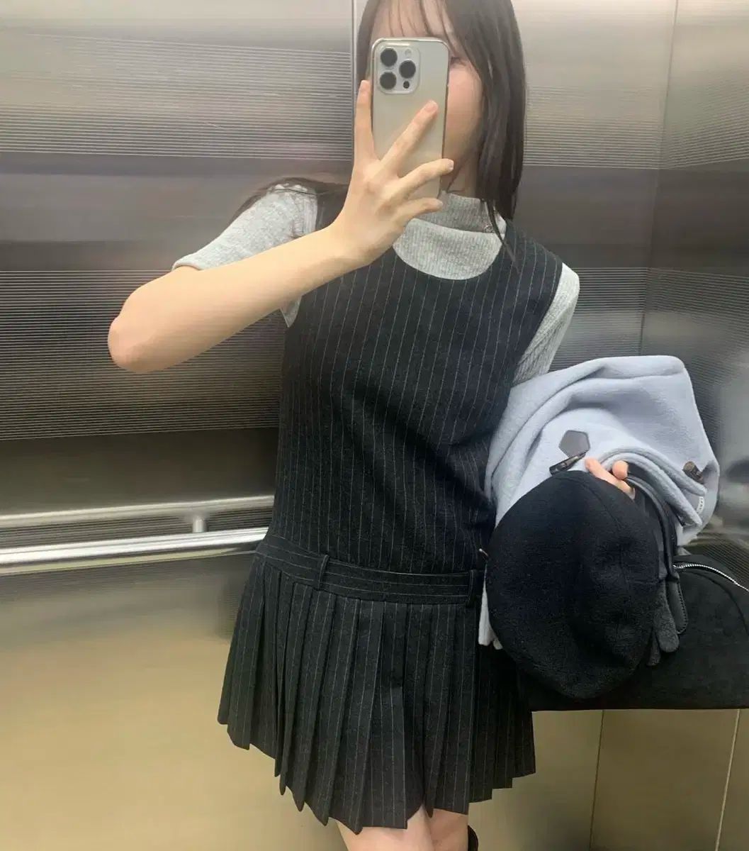 バイメリオンワンピース コリンストライプ