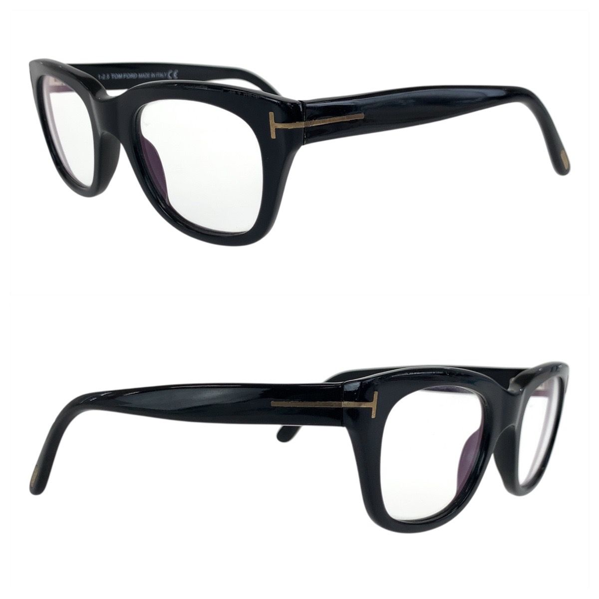 TOM FORD トムフォード ブラック 黒 プラスチック TF5178 001 50