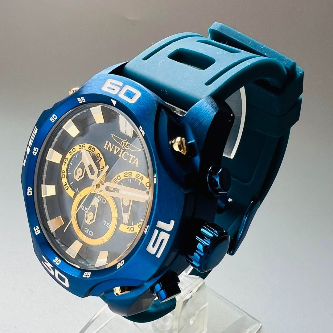 INVICTA インビクタ 腕時計 メンズ ブルー 新品 クォーツ 電池式 